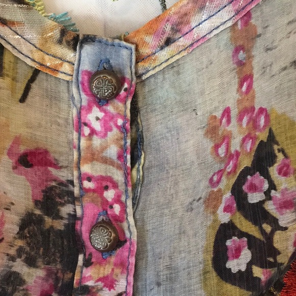 Arella Silent Journey silky embroidered dress - Picture 6 of 7